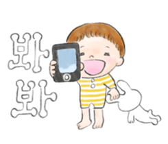 Anni & Yon say hello in Hangul sticker #5553151