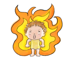 Anni & Yon say hello in Hangul sticker #5553180