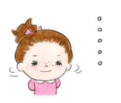 Anni & Yon say hello in Hangul sticker #5553184
