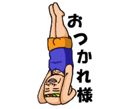 yoga.  mr.damatti sticker #5555235