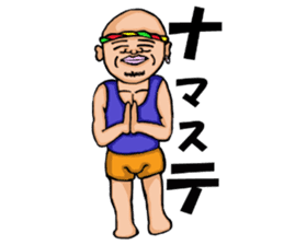 yoga.  mr.damatti sticker #5555255