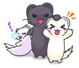 Friends of the Mink3 sticker #5555507