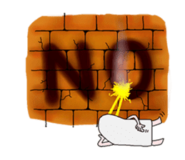 I'm Medjed, do you have any questions ? sticker #5555553