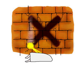 I'm Medjed, do you have any questions ? sticker #5555555