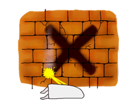 I'm Medjed, do you have any questions ? sticker #5555555