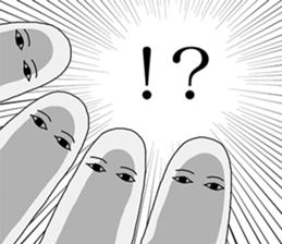 I'm Medjed, do you have any questions ? sticker #5555567