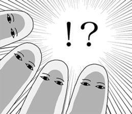 I'm Medjed, do you have any questions ? sticker #5555567