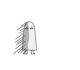 I'm Medjed, do you have any questions ? sticker #5555573