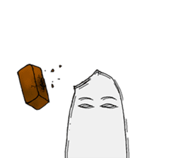 I'm Medjed, do you have any questions ? sticker #5555575