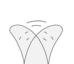 I'm Medjed, do you have any questions ? sticker #5555585