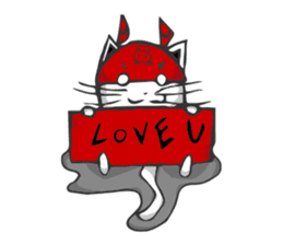 Pirate cat sticker #5555952