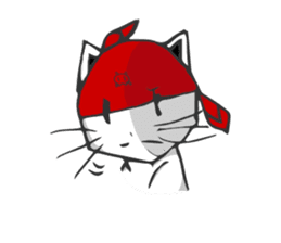 Pirate cat sticker #5555960