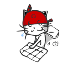 Pirate cat sticker #5555979
