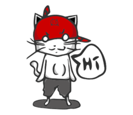 Pirate cat sticker #5555983