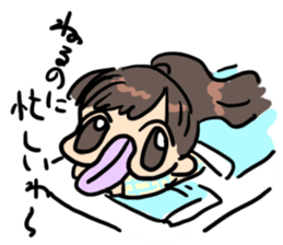 crazy tongue girl sticker #5557474