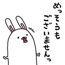 Such a person like a rabbit sticker #5558713