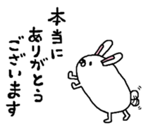 Such a person like a rabbit sticker #5558715