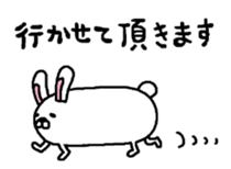 Such a person like a rabbit sticker #5558722