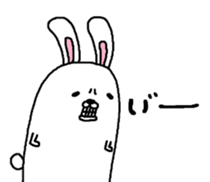 Such a person like a rabbit sticker #5558740