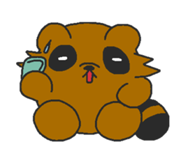 Raccoon wash sticker #5559094