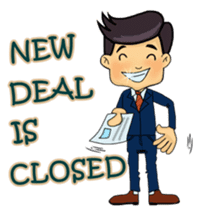 Salesman Society sticker #5559242