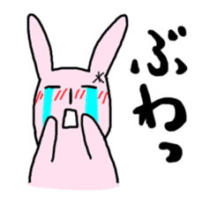 Lazy Rabbit Sticker sticker #5559284