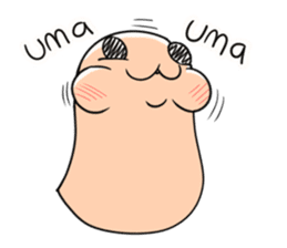 Unidentified organisms Motchimochi Alpha sticker #5559484