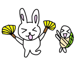 loose rabbit and tortoise sticker #5559508