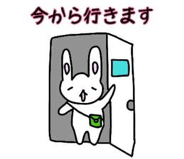 loose rabbit and tortoise sticker #5559513