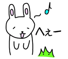 loose rabbit and tortoise sticker #5559516
