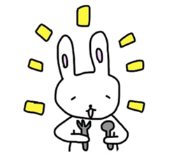 loose rabbit and tortoise sticker #5559519