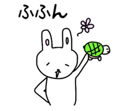loose rabbit and tortoise sticker #5559520