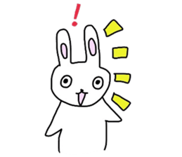 loose rabbit and tortoise sticker #5559521