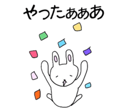 loose rabbit and tortoise sticker #5559522