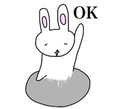 loose rabbit and tortoise sticker #5559525