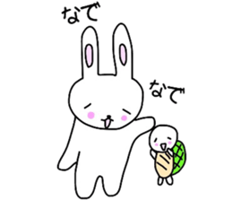 loose rabbit and tortoise sticker #5559542