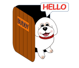 Bichon Buddy sticker #5560469