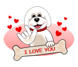 Bichon Buddy sticker #5560470