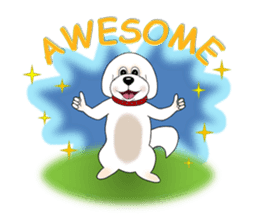 Bichon Buddy sticker #5560473