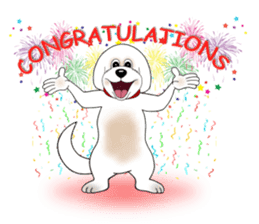 Bichon Buddy sticker #5560490