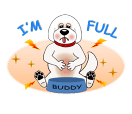 Bichon Buddy sticker #5560495