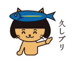 Every day wig cat Second edition sticker #5561514