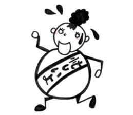 Dharma fell down sticker #5561674