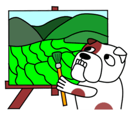 JIN-JIN Bulldog Life (2nd) sticker #5563185