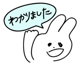 Today's Lapin 2 -greeting- sticker #5563630
