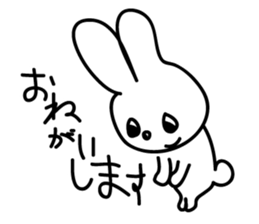 Today's Lapin 2 -greeting- sticker #5563654