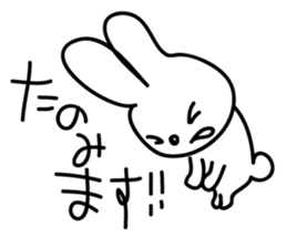 Today's Lapin 2 -greeting- sticker #5563655