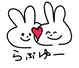 Today's Lapin 2 -greeting- sticker #5563663