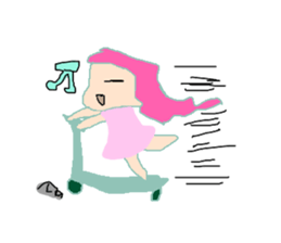 Funny animals and figures sticker #5563809