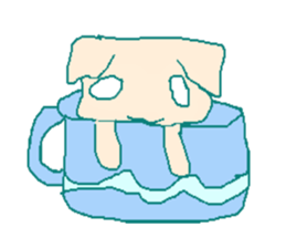 Funny animals and figures sticker #5563811